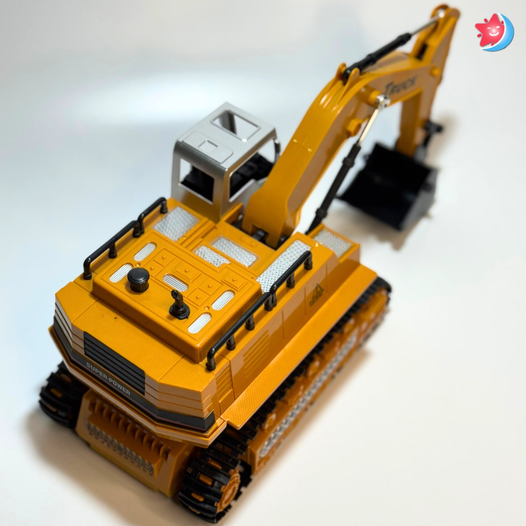 8 Channel RC Excavator | 350° Rotation