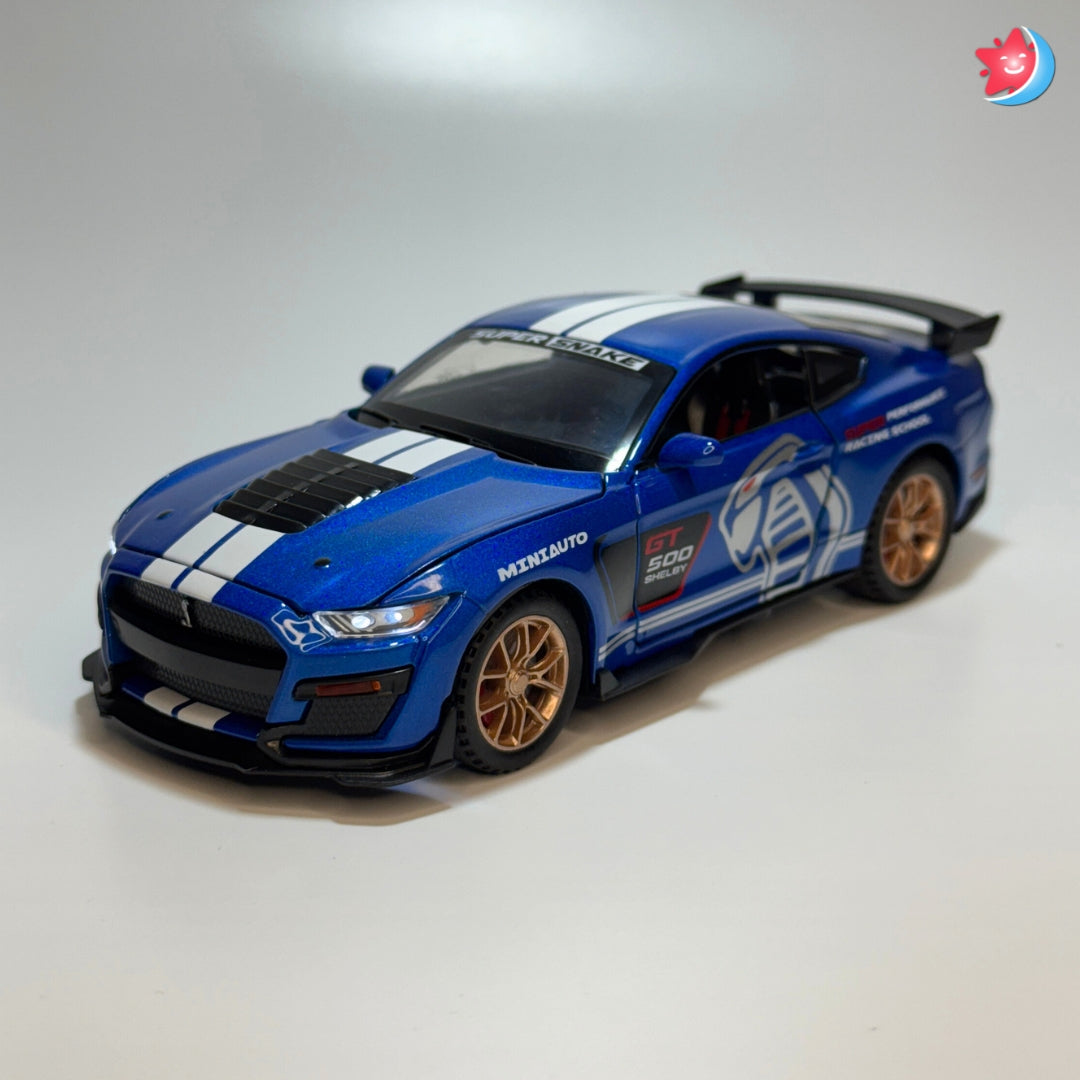 Ford Mustang Shelby GT500 1:32 scale diecast model car with openable doors, pull back action, light and music from Tingle Tots
