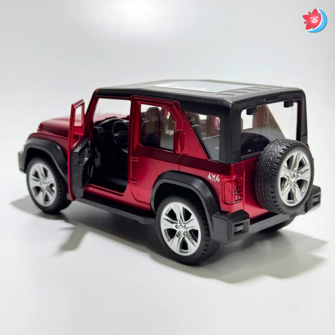 Thar Roxx 1:24 Scale Alloy Model Car | Pull Back | Light & Music