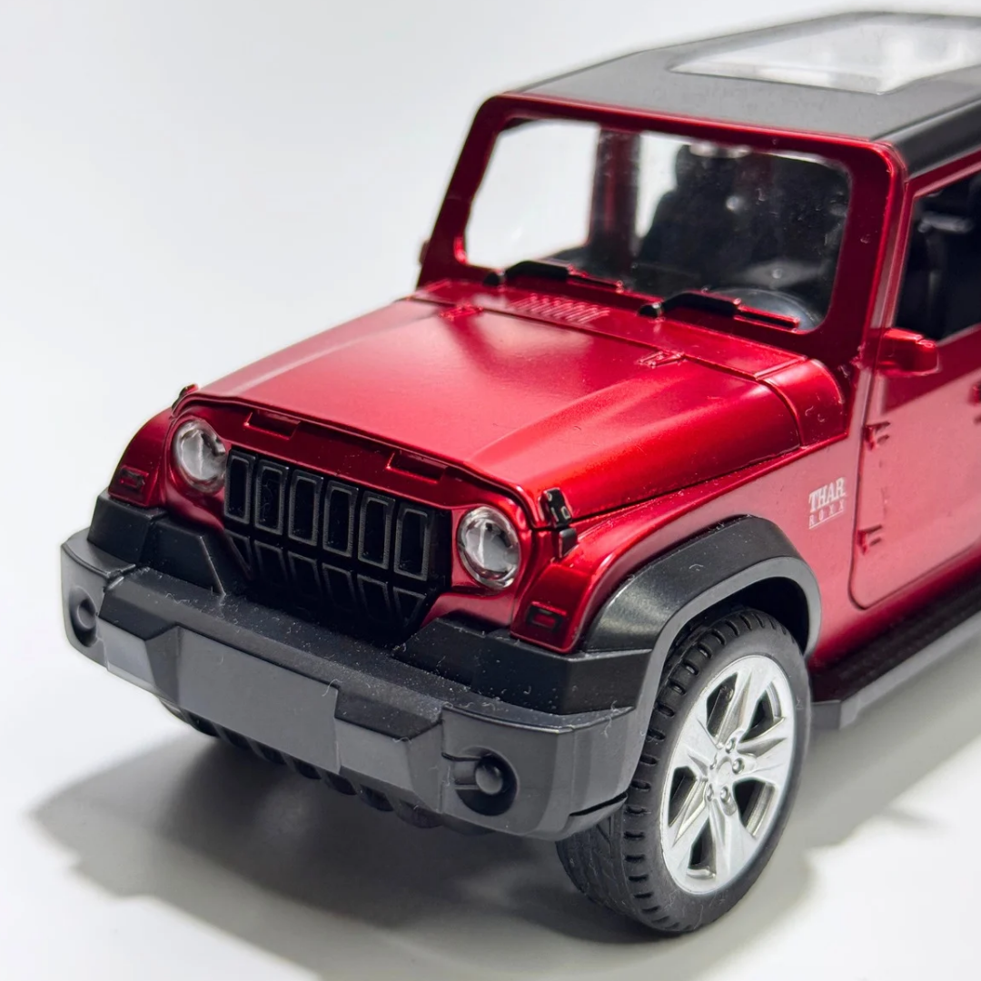 Thar Roxx 1:24 Scale Alloy Model Car | Pull Back | Light & Music
