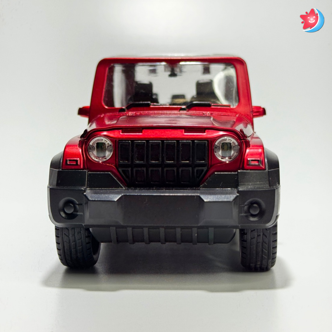 Thar Roxx 1:24 Scale Alloy Model Car | Pull Back | Light & Music