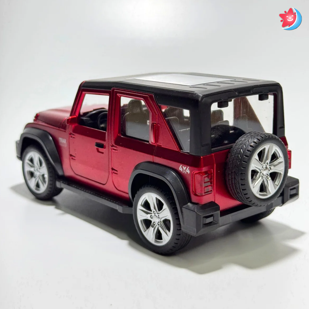 Thar Roxx 1:24 Scale Alloy Model Car | Pull Back | Light & Music
