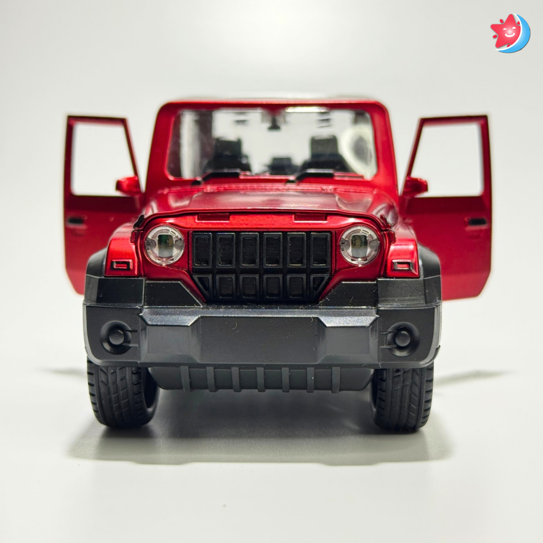 Thar Roxx 1:24 Scale Alloy Model Car | Pull Back | Light & Music