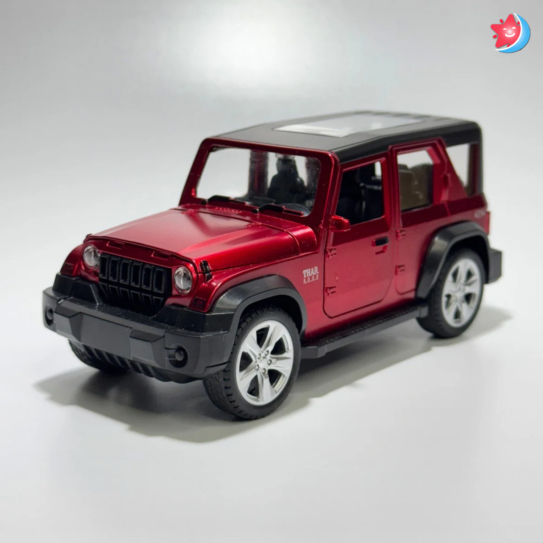 Thar Roxx 1:24 Scale Alloy Model Car | Pull Back | Light & Music