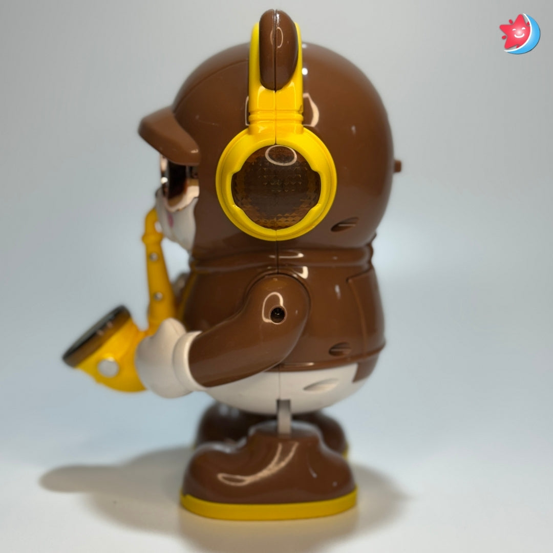 Dancing saxophone bear musical toy for kids